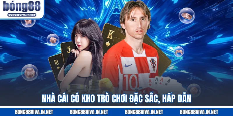 Nhà cái có kho trò chơi đặc sắc, hấp dẫn